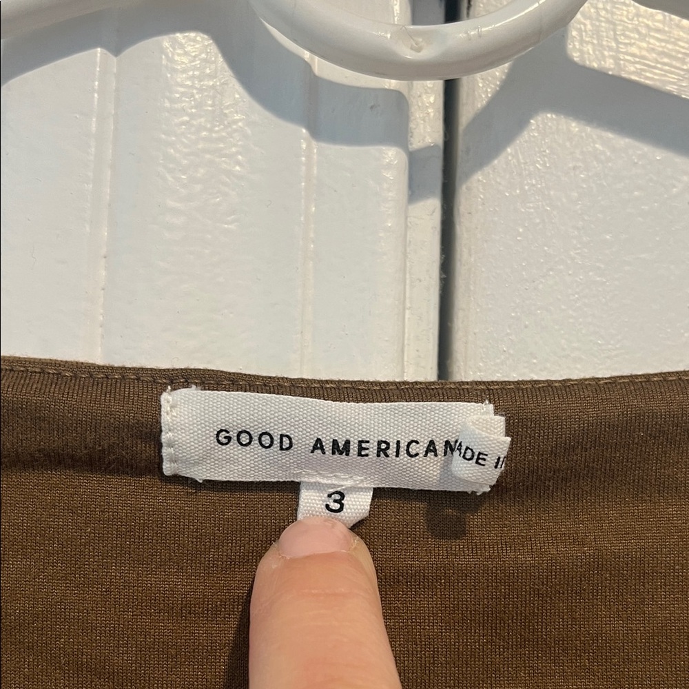 Good American U Ring Bodysuit in Sepia Long Sleeve size 3 - Picture 4 of 5